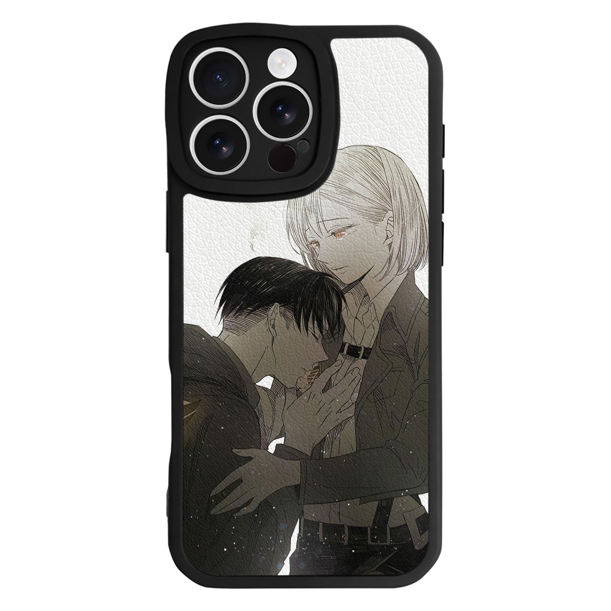 （画像用） 進撃の巨人 Attack on Titan 【iPhone 16シリーズ対応】シリコンスマホケース（レザー調） 材質：シリコン